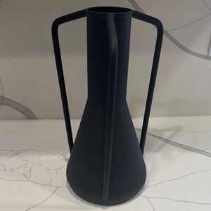 ARHAUS Modern Black Metal Vase Small
